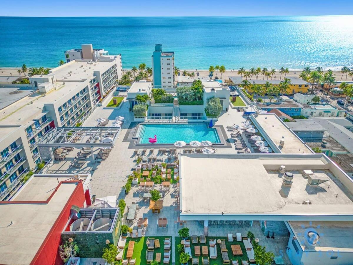 Best Stay - Rooftop Pool - Hollywood Beach Board - Walk Exterior foto