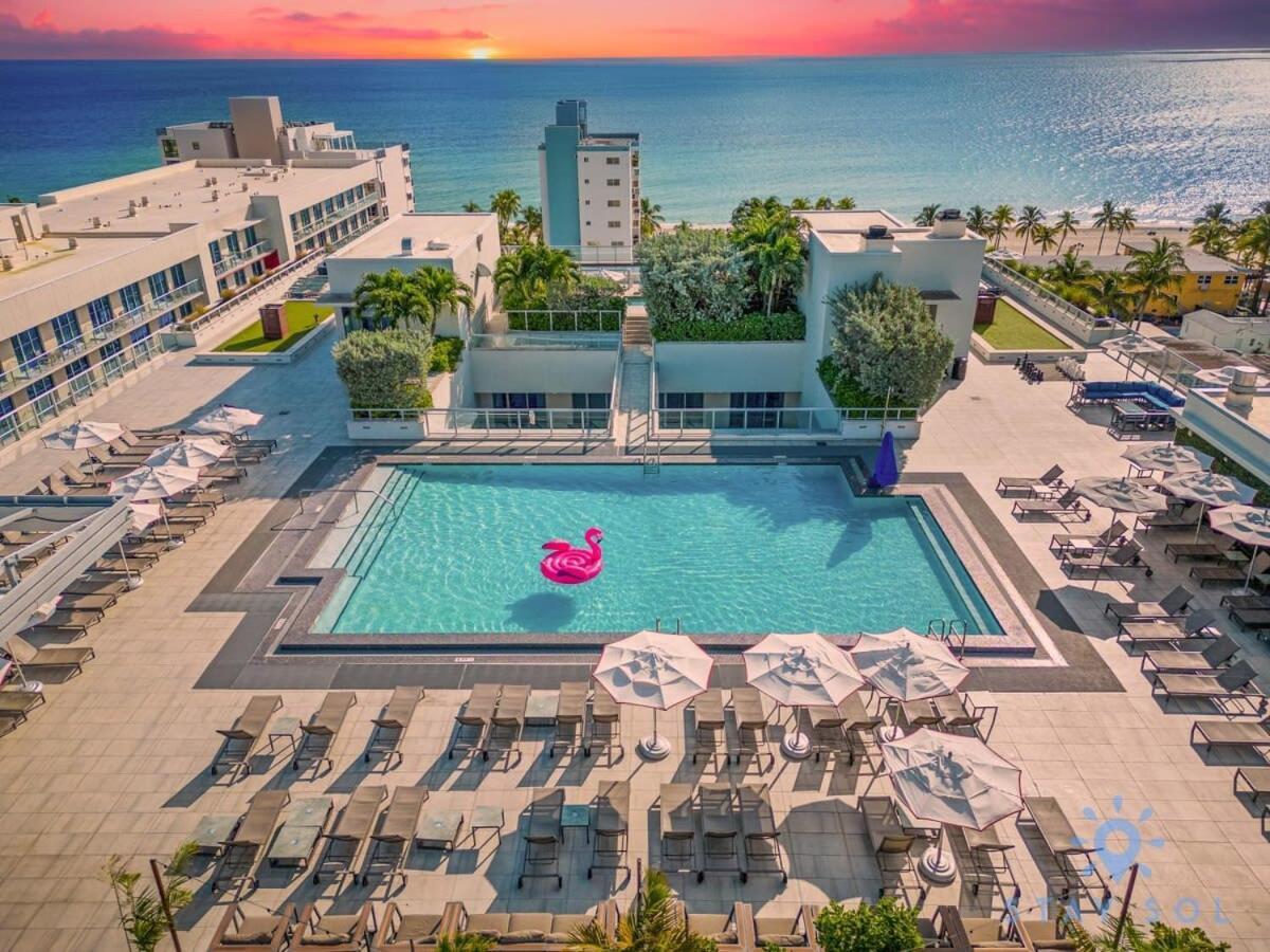 Best Stay - Rooftop Pool - Hollywood Beach Board - Walk Exterior foto